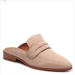 Frye Ellie Mule In Taupe Oiled Nubuck Sz 10